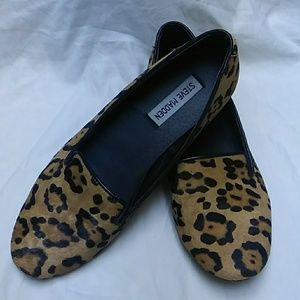 Steve Madden Croquet Leopard Flat